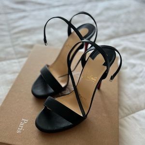 LOUBI QUEEN (Christian Louboutin) 100% authentic - only sell authentic!! 35 1/2